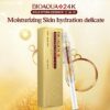 BIOAQUA 24k Gold foil water light needle collagen smear hyaluronic acid moisturizing face serum skin care 10ml