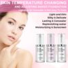 Tailaimei Colour Changing Liquid Foundation, Concealer Cream Flawless Colour-Changing Skin Colour Face Make-Up Liquid Foundation Nude Face Moisturising 40 ml IMPORTED - Image 4