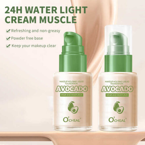 O'cheal Avocado Liquid Foundation Moisturizing Non-Greasy Smooth Easy to Apply - Image 4