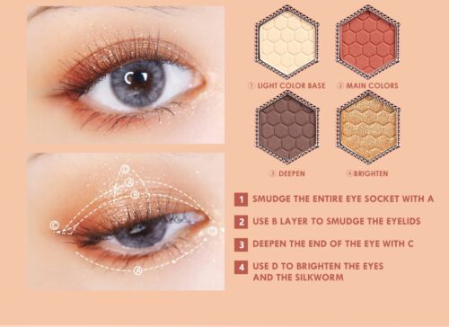 O.TWO.O HONEYCOMB EYESHADOW PALETTE - Image 7