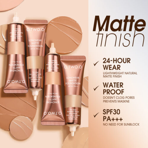 O.TWO.O ULTRA LONGWEAR MATTE FOUNDATION - Image 2