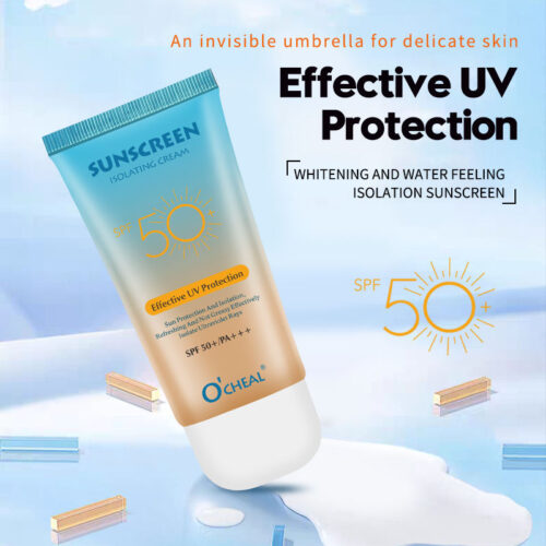 Whitening Sunscreen SPF 50 Mild Non-irritating UV Outdoor Sunscreen Refreshing Breathable Non-greasy Facial Body - Image 2