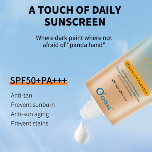 Whitening Sunscreen SPF 50 Mild Non-irritating UV Outdoor Sunscreen Refreshing Breathable Non-greasy Facial Body - Image 4