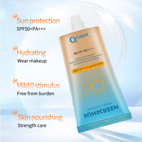 Whitening Sunscreen SPF 50 Mild Non-irritating UV Outdoor Sunscreen Refreshing Breathable Non-greasy Facial Body - Image 6