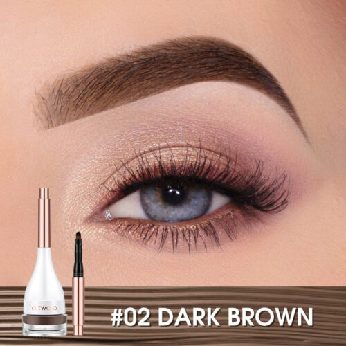 O.TWO.O DYEING EYEBROW CREAM DARK BROWN - Image 2