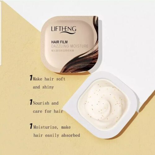 Liftheng Hair Film Dazzling Moisture Hair Mask 6 Pcs Pack IMPORTED - Image 3