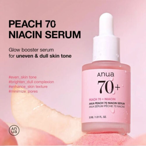 Anua Peach 70% Niacinamide Serum 30ml Made In Korea