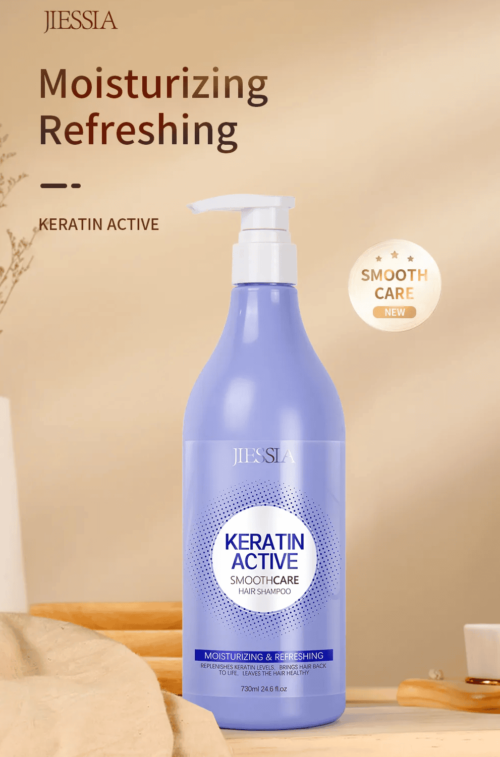 Jiessia Keratin Active Smooth Care Shampoo 730ml