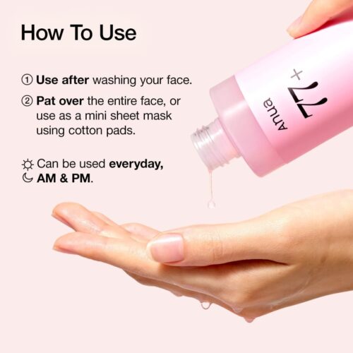 Anua peach 77 Niacin Essence toner 250 ML ORIGINAL KOREAN - Image 2