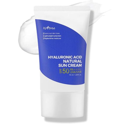 HYALURONIC ACID NATURAL SUN CREAM SPF50+100% Authentic Korean by ISNTREE 50ml - Image 3