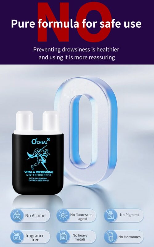 O'CHEAL Double-Hole Energizing Stick Aromatherapy Inhaler Energy Vaporizer Stick Stimulating Aroma IMPORTED - Image 6