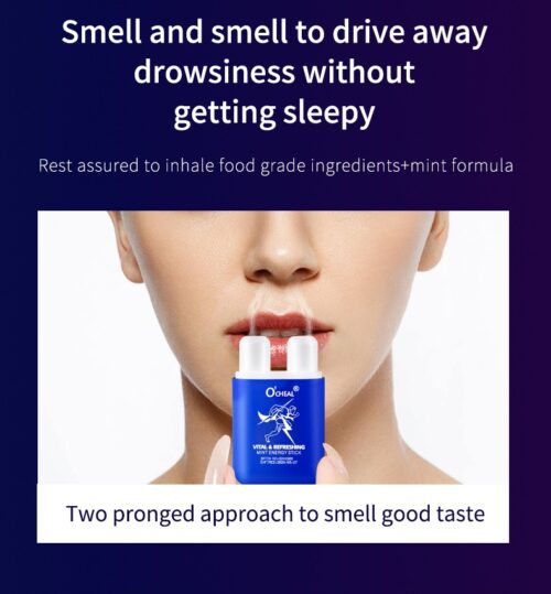 O'CHEAL Double-Hole Energizing Stick Aromatherapy Inhaler Energy Vaporizer Stick Stimulating Aroma IMPORTED - Image 8