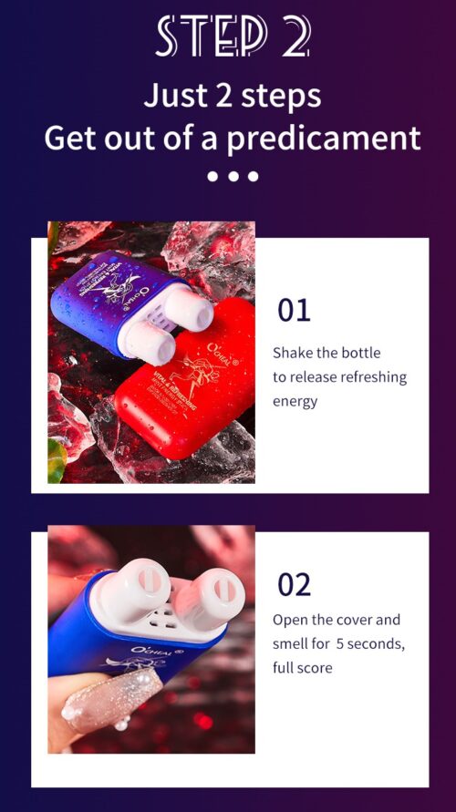 O'CHEAL Double-Hole Energizing Stick Aromatherapy Inhaler Energy Vaporizer Stick Stimulating Aroma IMPORTED - Image 4