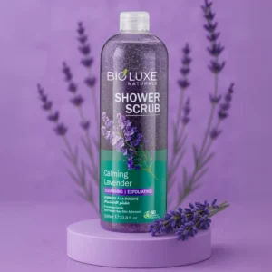 BioLuxe LEVENDER SHOWER GEL SCRUB 1000ML