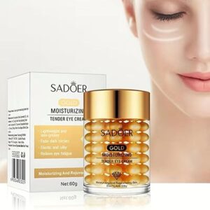 SADOER 24K Gold Moisturizing Eye Gel Anti Wrinkle Fade Dark Eye Circles Hyaluronic Acid Eye