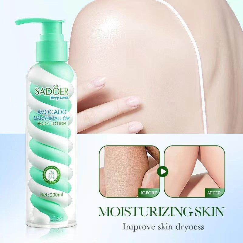 Sadoer Marshmallow Avocado Body Lotion Hydrating IMPORTED