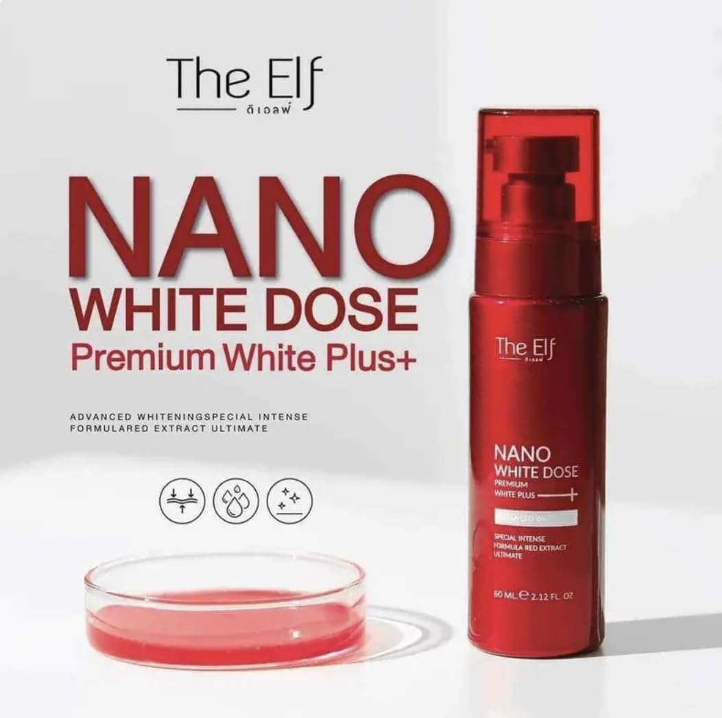 The Elf Nano White Dose Premium White Plus Advanced Whitening Serum - 60ml Imported