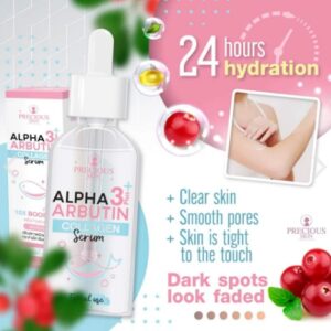 Precious Skin Alpha Arbutin & Plus 3 Collagen Serum 50ml Authentic Thailand