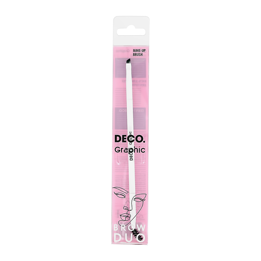 DECO. GRAPHIC Brow Duo Eyebrow Brush Imported