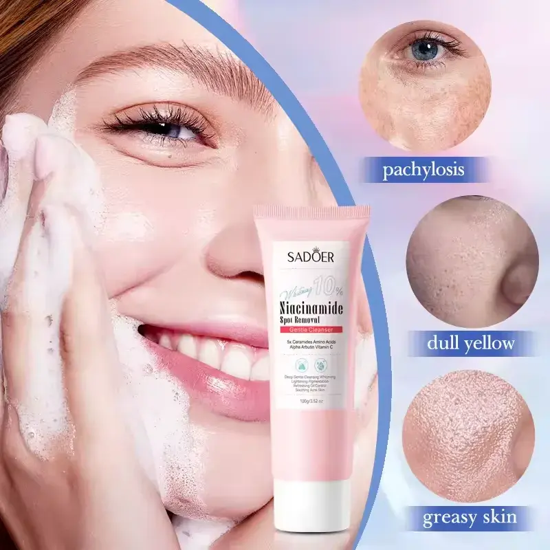 SADOER 10% Niacinamide Spot Removal Gentle Cleanser - Image 2