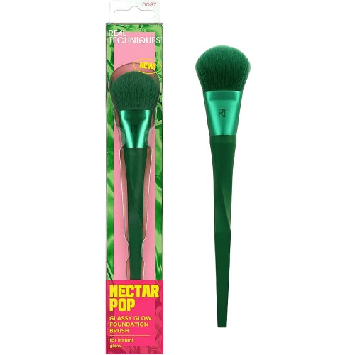 Real Techniques Nectar Pop Glassy Glow Foundation Makeup Brush Imported