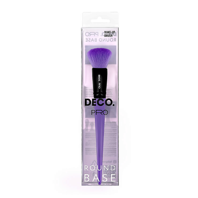 DECO. PRO round base foundation brush, 1 pc Imported