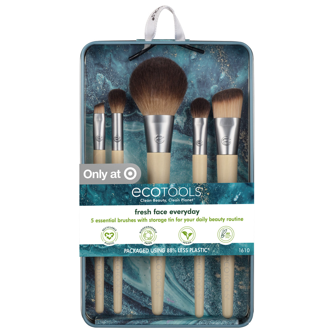 Eco Tools Fresh Face Everyday Kit in Metal Box Imported