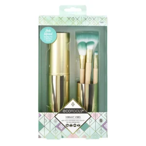 EcoTools Vibrant Vibes Beauty Kit, 5 Piece Makeup Brush Kit Imported