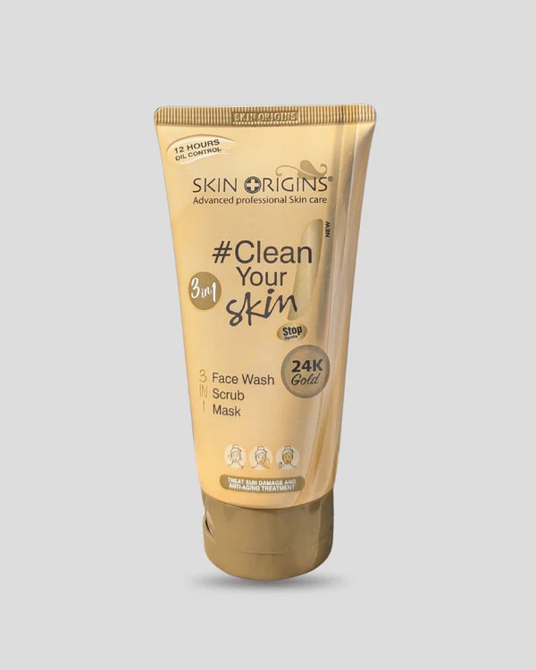 Skin Origins 24K Gold 3-in-1 Face Wash Scrub & Mask