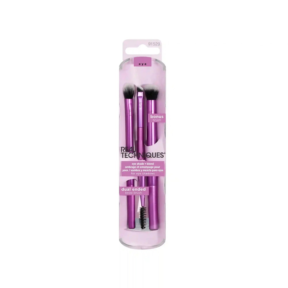 Real Techniques- Eye Shade & Blend Makeup Brush Trio IMPORTED