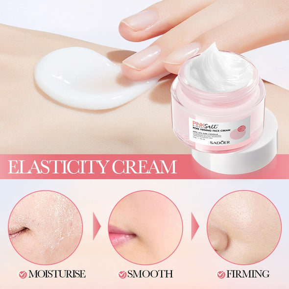 SADOER Himalayan Pink Salt Moisturizing Pore Firming Face Cream - 50g - Image 2