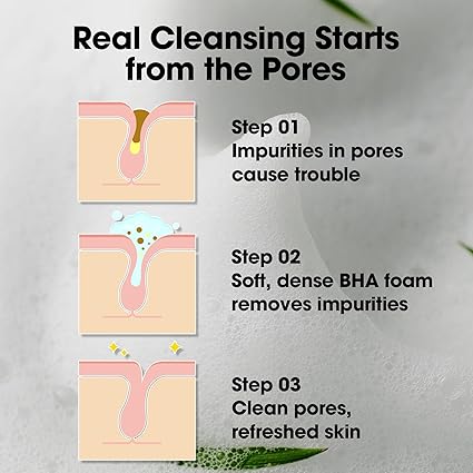 SOME BY MI AHA BHA PHA 30 Days Miracle Acne Clear Foam 3.38oz, 100ml Salicylic Acid Cleanser for Exfoliation & Sebum Control Korean Authentic - Image 3