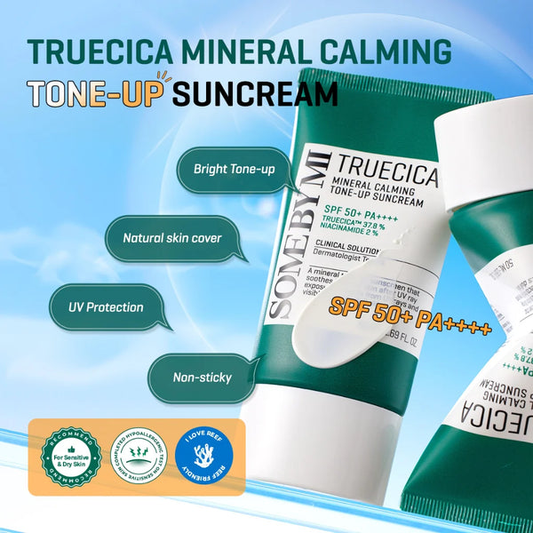 SOME BY MI Truecica mineral Calming Tone-up Sunscreen 50ml AUTHENTIC KOREAN - Image 3