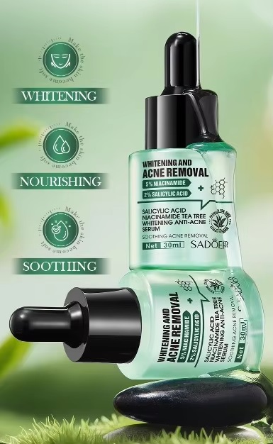 SADOER Organic Acne Removal Facial Serum Whitening & Brightening - Image 2