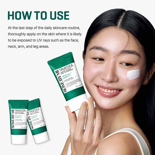 SOME BY MI Truecica mineral Calming Tone-up Sunscreen 50ml AUTHENTIC KOREAN - Image 2