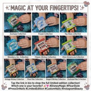 Original Disney Press-On Nails for Teens IMPORTED