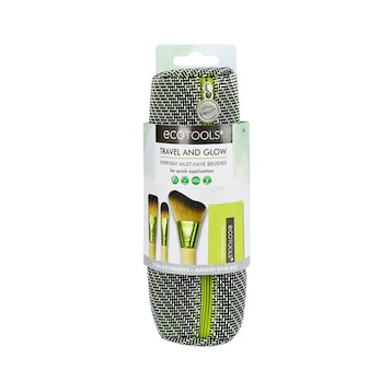 ECOTOOLS TRAVEL AND GLOW BEAUTY KIT 5 Pcs Set Including Bag and Tissue - Image 3