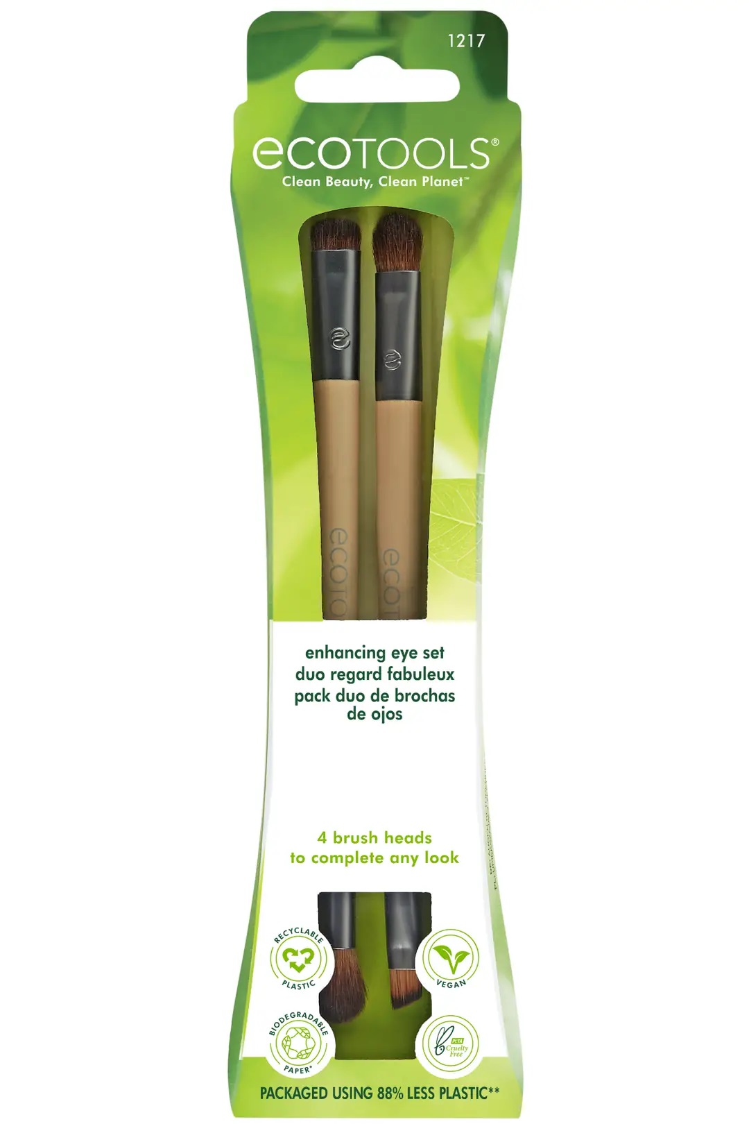 Eco Tools Eye Enhancing Duo Makeup Brush Set