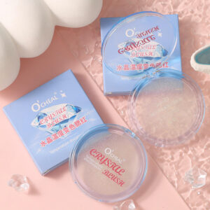 OCHEAL Non Taking Off Makeup Fine Flash Highlight Gel Blush Transparent Temperature Changing Crystal