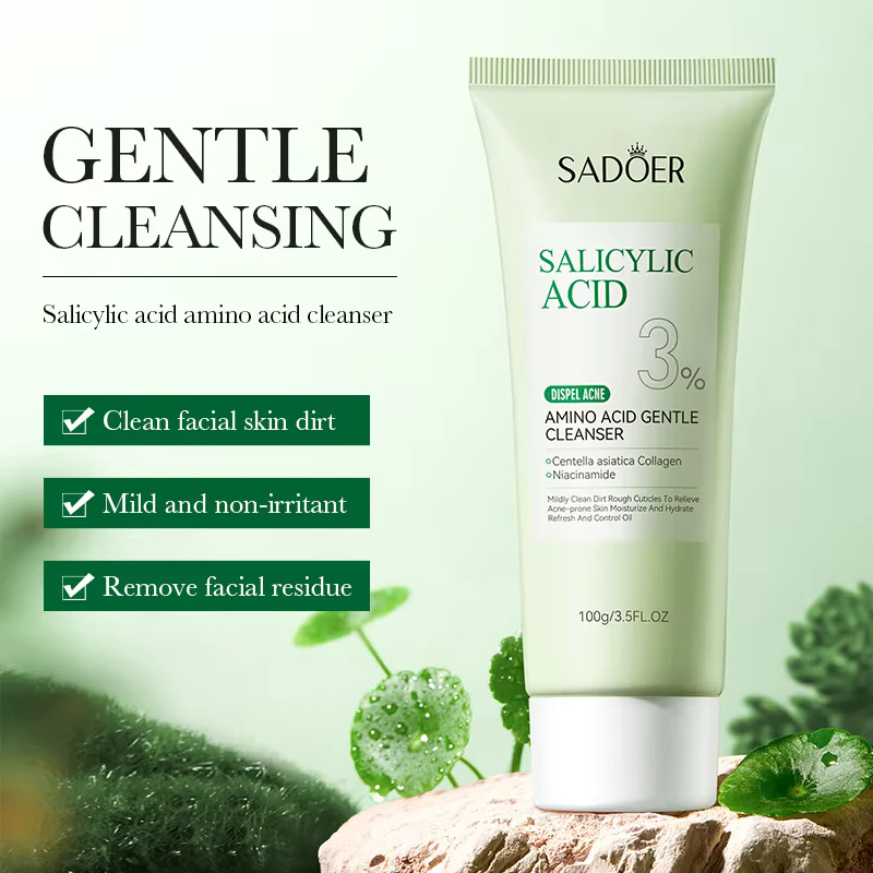 SADOER Salicylic Acid Facial Cleanser 100gm - Image 3