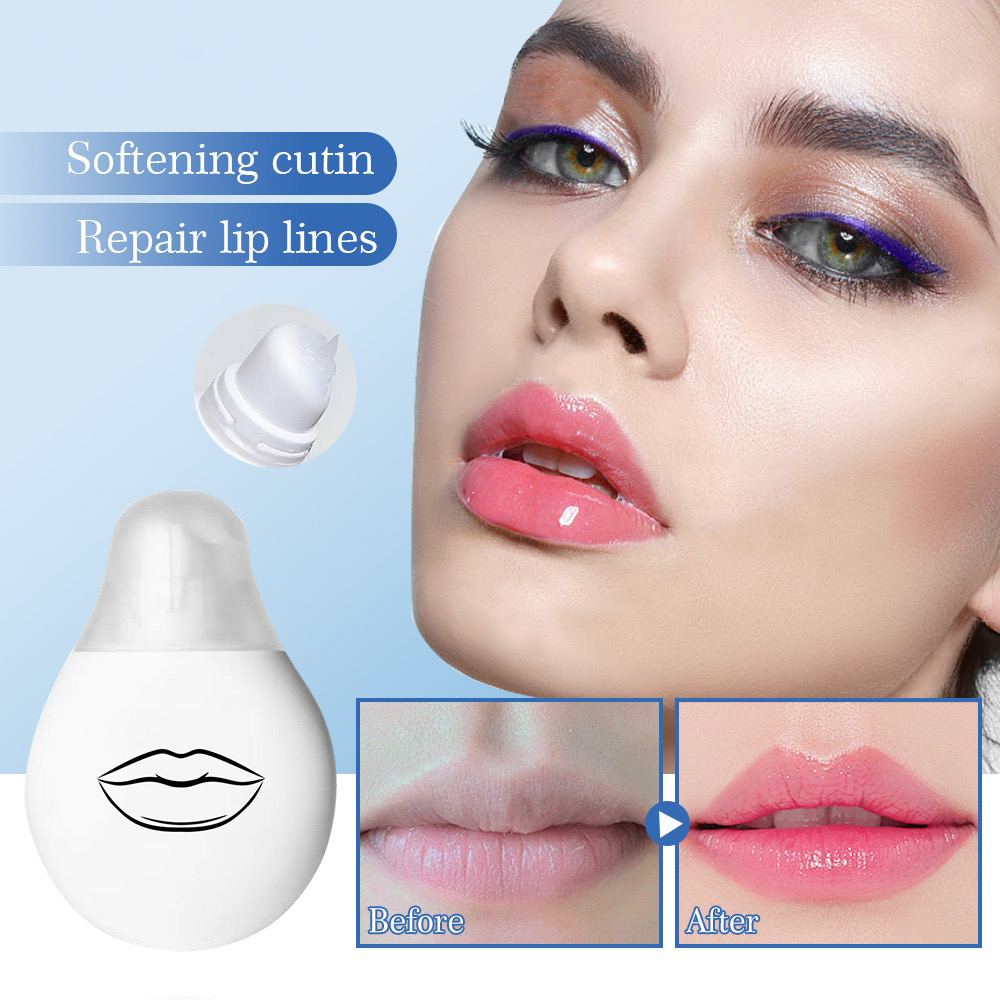 Waterproof Liquid Lip Balm Moisturizing Repair Plump Nourishment Squalane Amino Acid Primer Serum For Dry Lips - Image 2