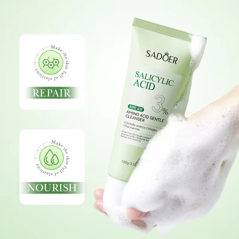 SADOER Salicylic Acid Facial Cleanser 100gm - Image 2