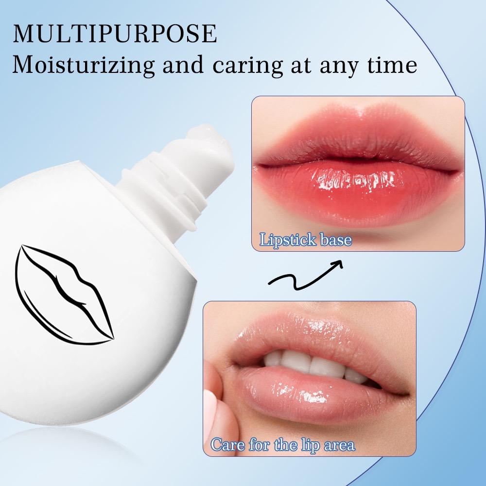 Waterproof Liquid Lip Balm Moisturizing Repair Plump Nourishment Squalane Amino Acid Primer Serum For Dry Lips - Image 3