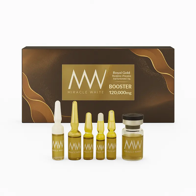 Miracle White Royal Gold 120000mg Whitening Booster Injection